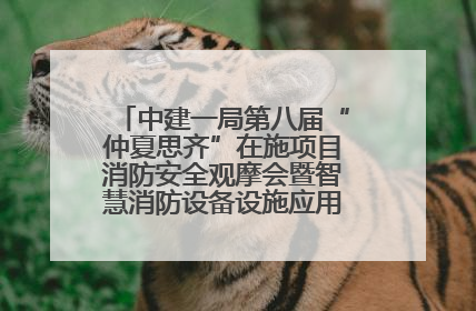 中建一局第八届“仲夏思齐”在施项目消防安全观摩会暨智慧消防设备设施应用交流会成功举办